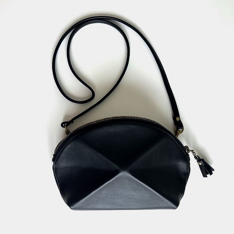 Pyramid cross body bag - Black