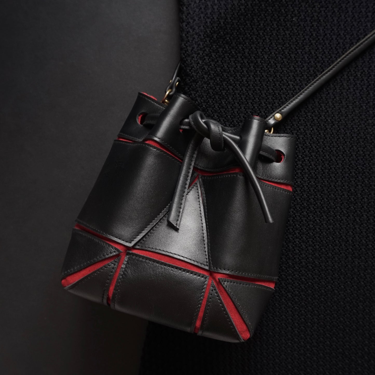 mini bucket bag by lara kazis handmade in munich