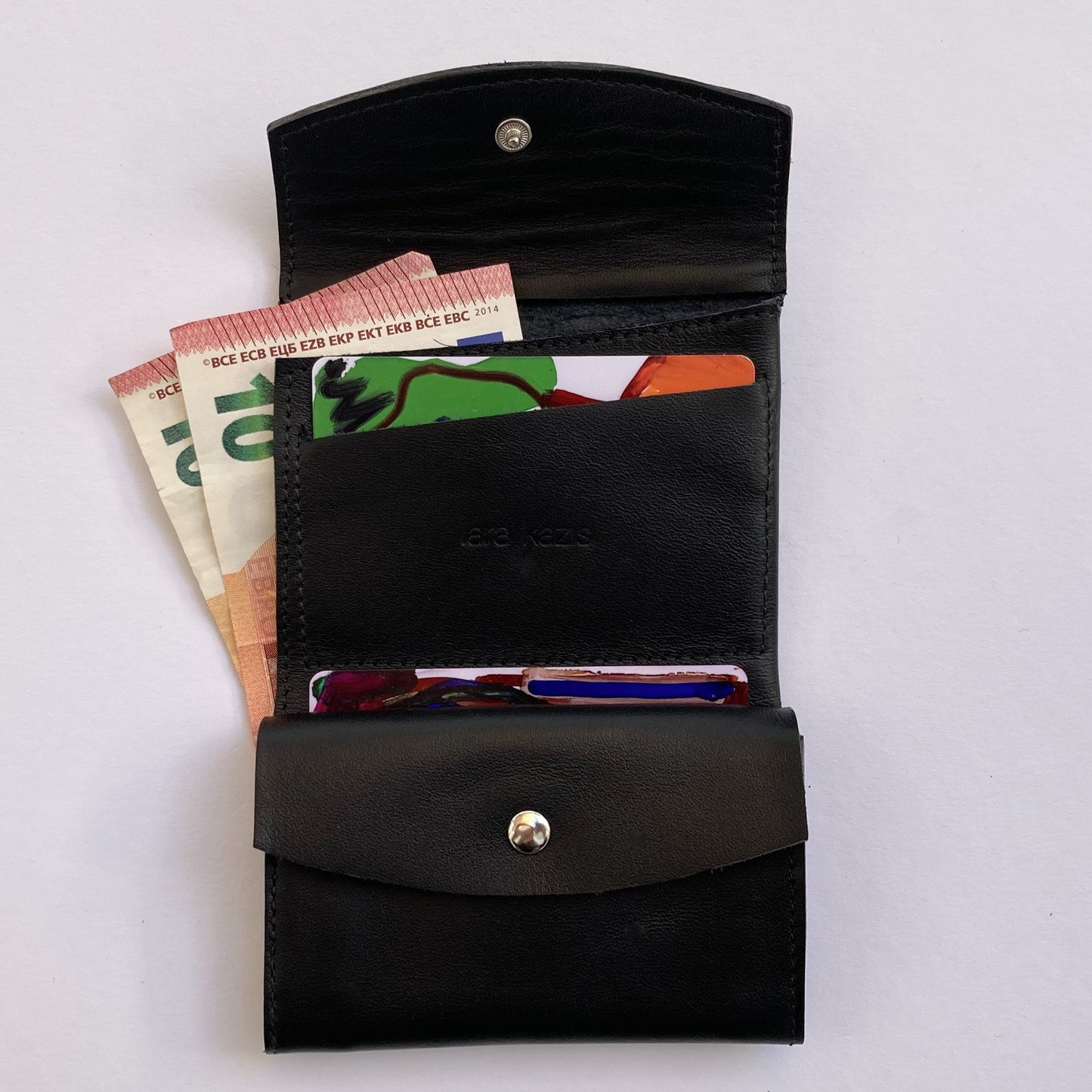 Mini-Geldbörse – Schwarz 