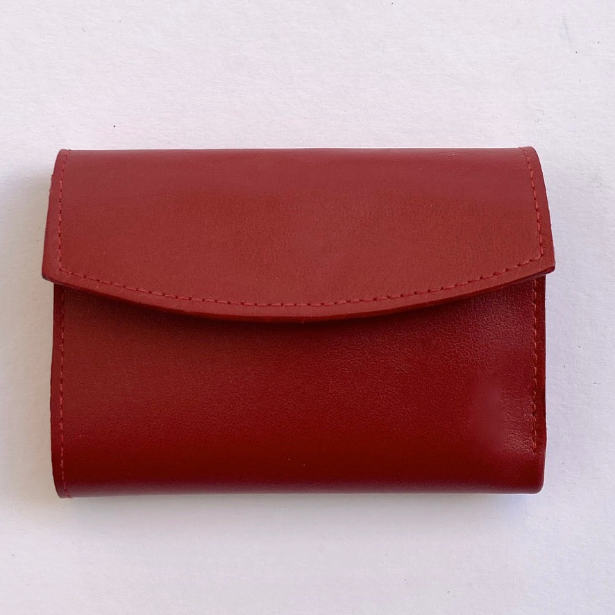 Mini Wallet - Burgundy Red