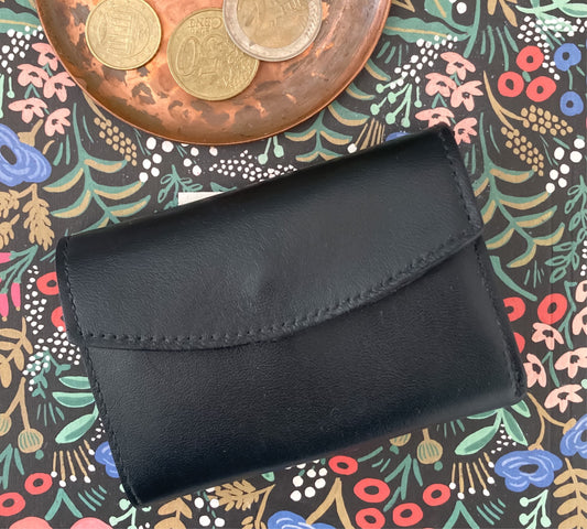 Mini Wallet - Black by lara kazis