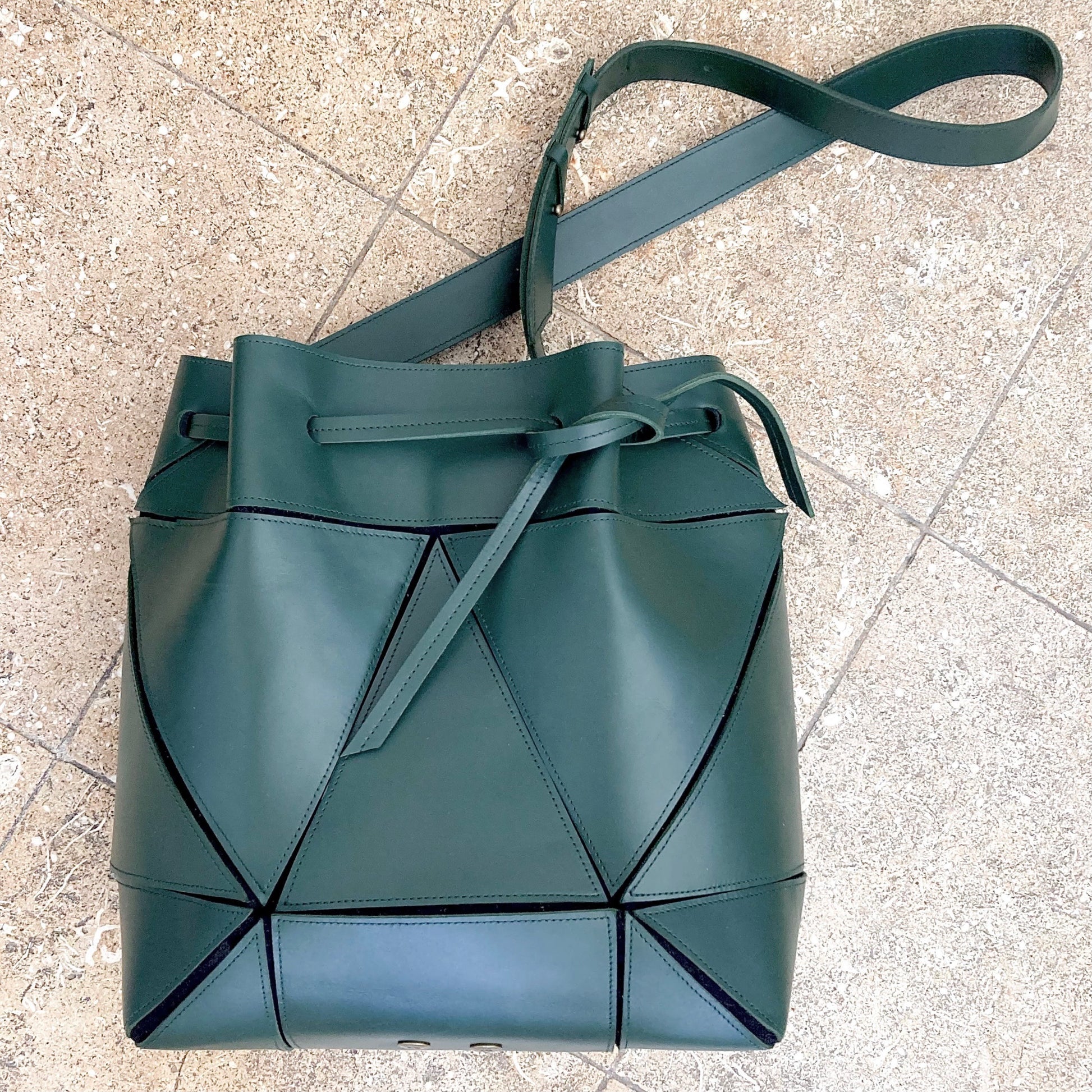Fold it! Bucket bag - Green - by lara kazis